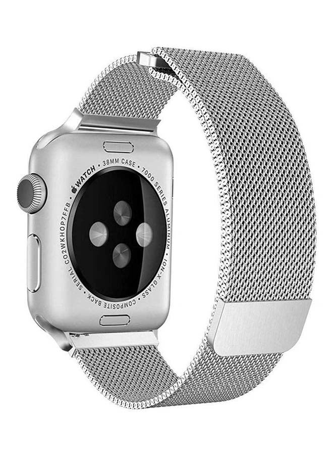 Generic - Milanese Loop Stainless Steel Band For Apple Watch 38/40mm Silver - Image 1