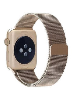 Stainless Steel Replacement Band For Apple Watch Series 3/2/1 Gold