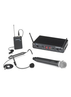 Samson 4 Piece All In One Dual-Channel Wireless System CR288 Black/Silver 