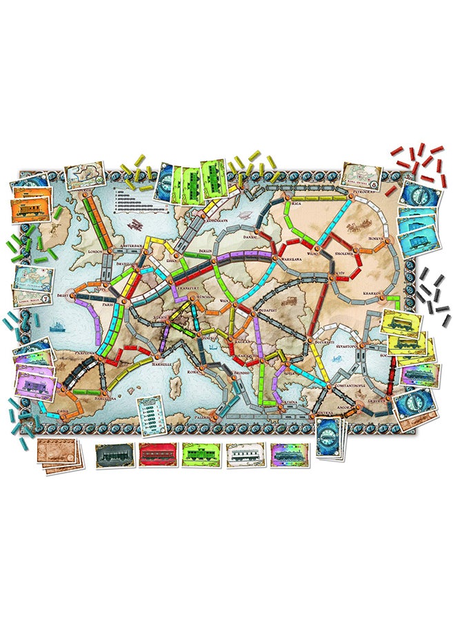 Generic - Ticket to Ride Europe Board Game - Image 1