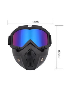 Generic Motorcycle Helmet Protective Face Mask Shield  - Image 3
