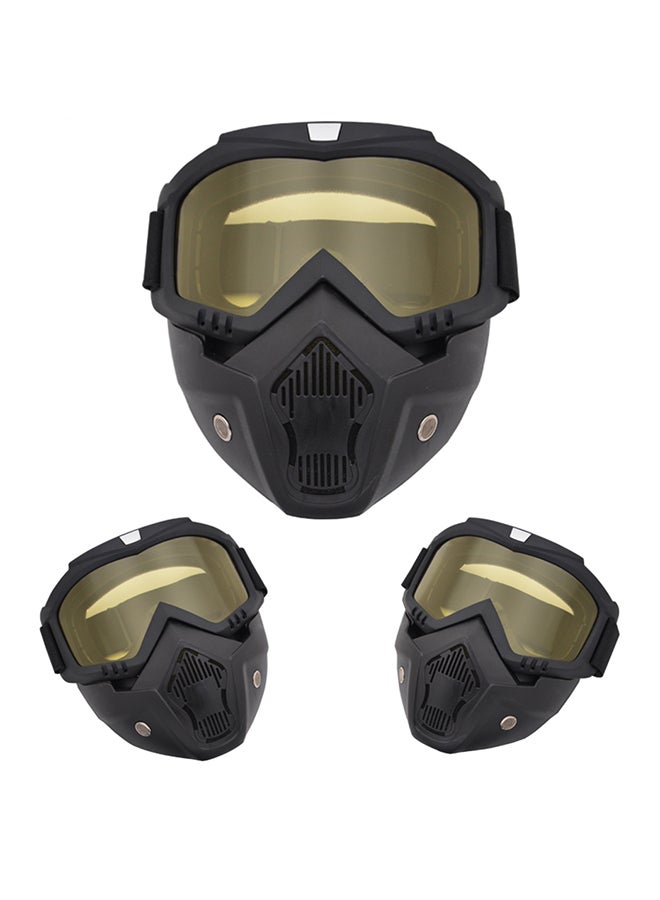 Generic - Motorcycle Helmet Protective Face Mask Shield - Image 1