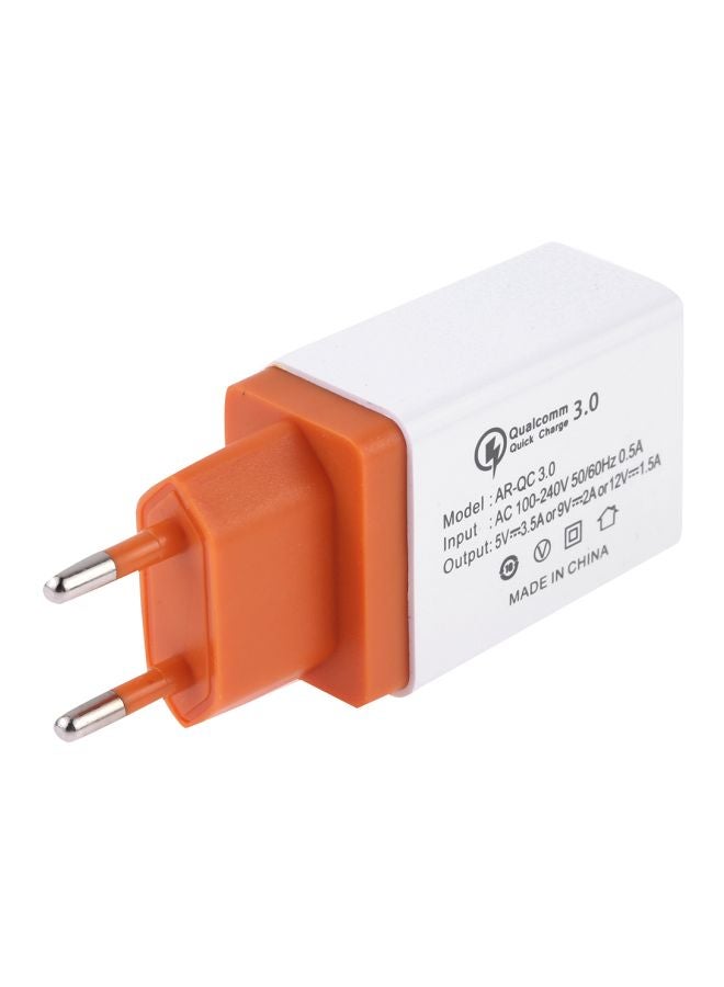 ماركة غير محددة محول شحن USB برتقالي / أبيض  - Image 2