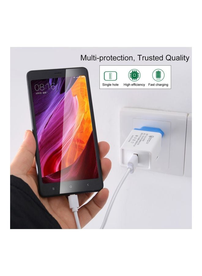 ماركة غير محددة محول شحن USB برتقالي / أبيض  - Image 5