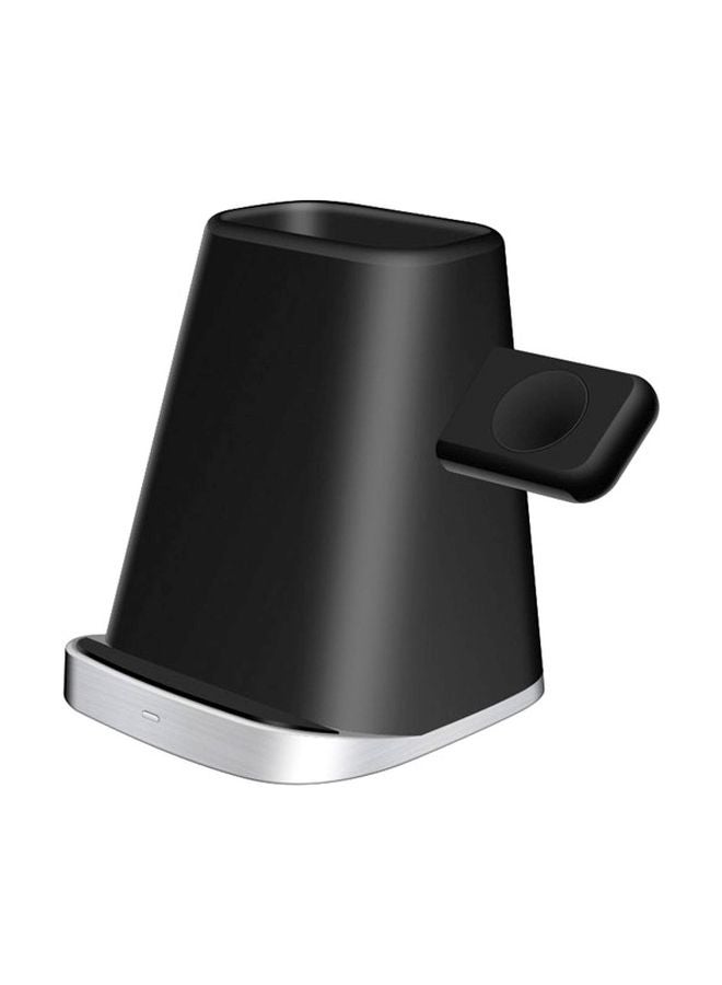 Generic - Wireless Charger For Apple iPhone/iWatch/AirPods Black - Image 1