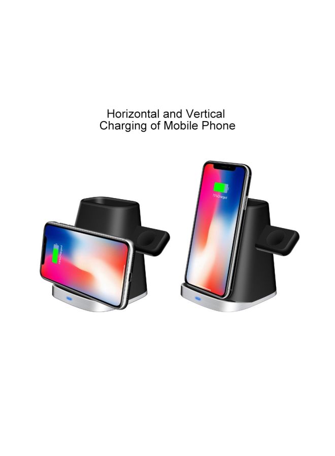Generic - Wireless Charger For Apple iPhone/iWatch/AirPods Black - Image 1