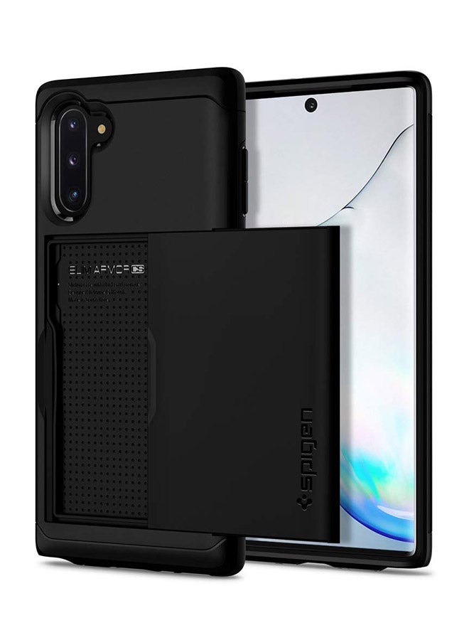 Spigen Protective Wallet Cards Case Cover For Samsung Galaxy Note 10 Black