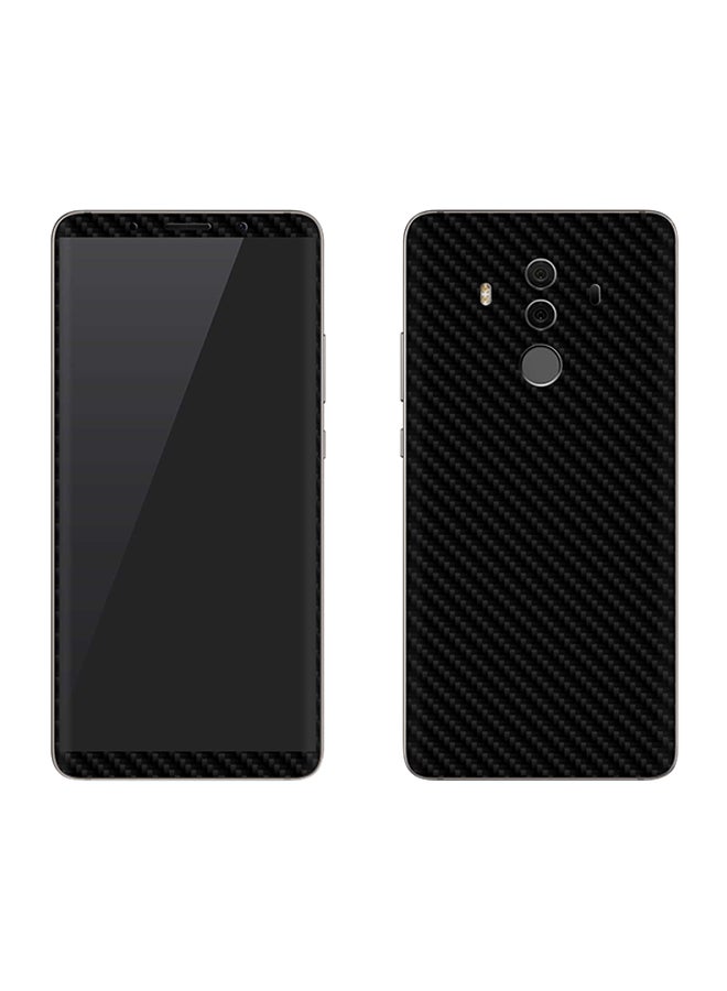 Stylizedd Vinyl Skin Decal For Huawei Mate 10 Pro Carbon Fibre Black 