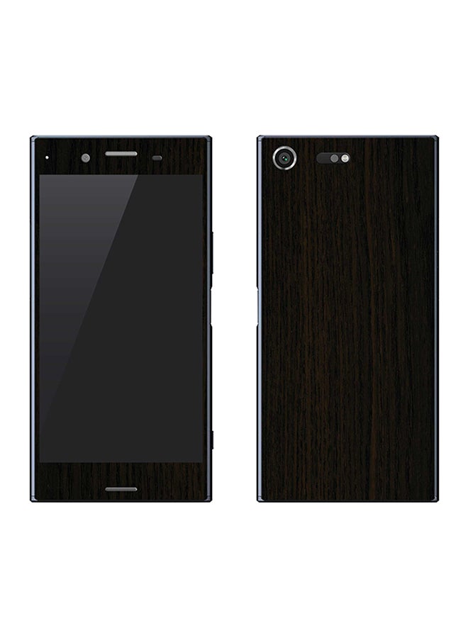 Stylizedd Vinyl Skin Decal For Sony Xperia XZ Premium Wood Dark Tamo
