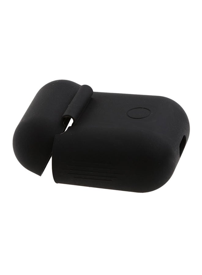 Generic - Protective Case  With Holder For Apple AirPods Black/White - Image 1
