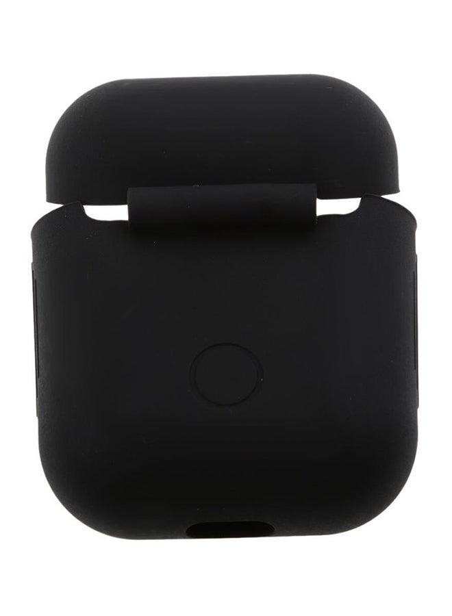 Generic - Protective Case  With Holder For Apple AirPods Black/White - Image 1