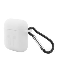 Generic Protective Carring Case And Earphones Strap For Apple AirPods White  - Image 1