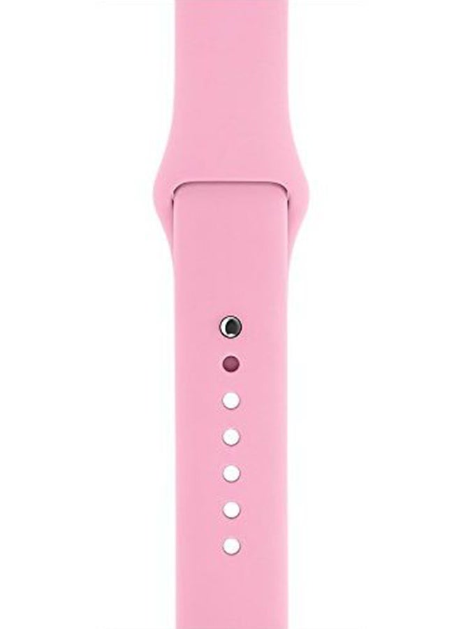 Generic - Silicone Replacement Band For Apple Watch Pink - Image 1