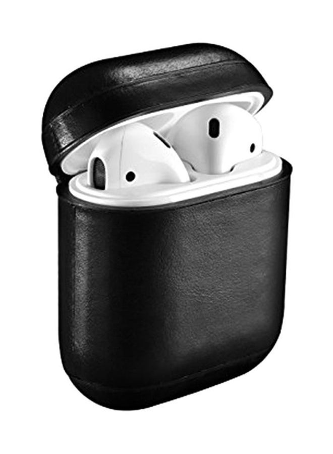 Icarer Protective Carrying Case For Apple AirPods Black  - Image 1