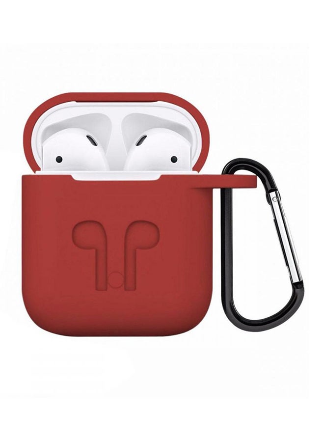 Generic Protective Case For Apple AirPods Red  - Image 1