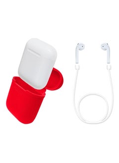 Generic Protective Carring Case For Apple AirPods Red  - Image 1