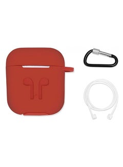 Generic Protective Carring Case For Apple AirPods Red  - Image 1