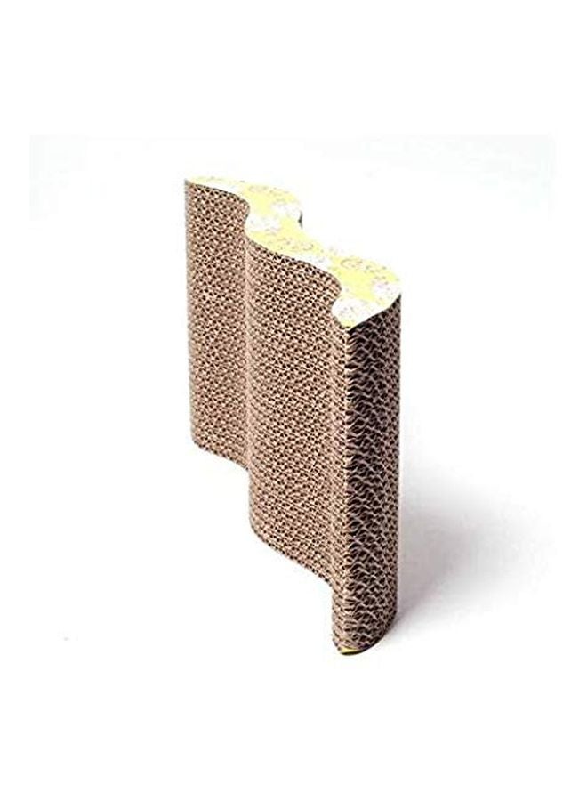 موكا لوح خدش على شكل الحرف الأبجدي W بني - Image 4