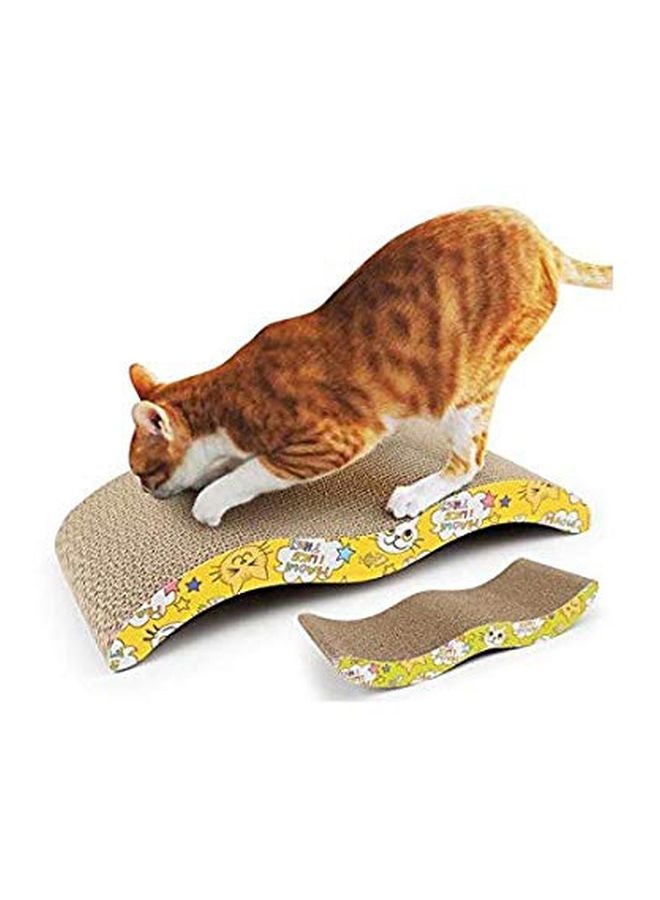 موكا لوح خدش على شكل الحرف الأبجدي W بني - Image 2