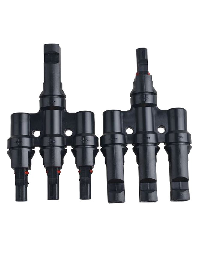 Generic Solar Panel MC4 Branch Connector Black 