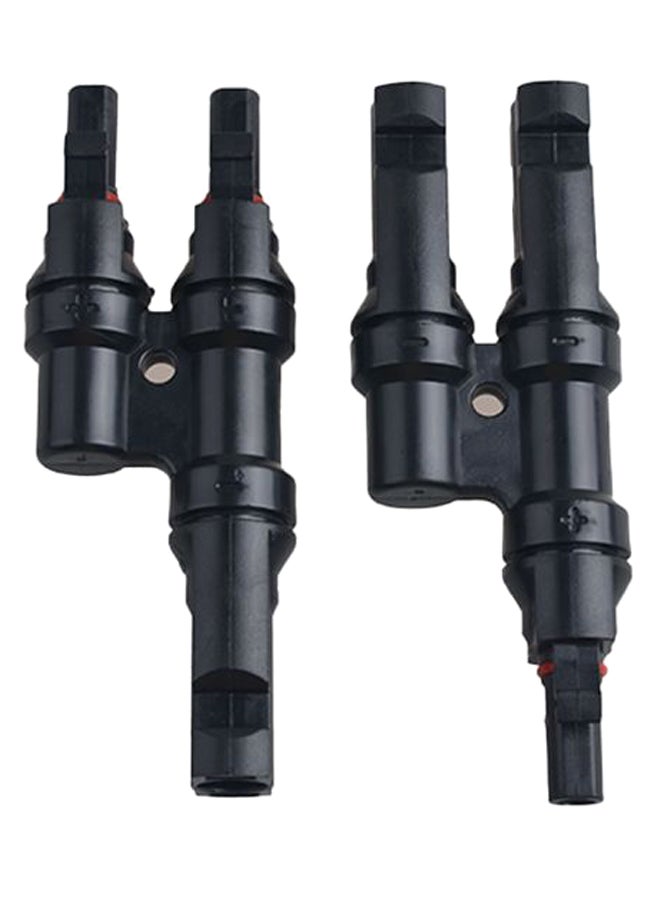 Generic Solar Panel MC4 Branch Connector Black 