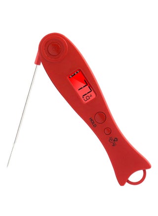 Digital Foldable Probe Food Thermometer Red/Silver - v1567438260/N29510469A_1