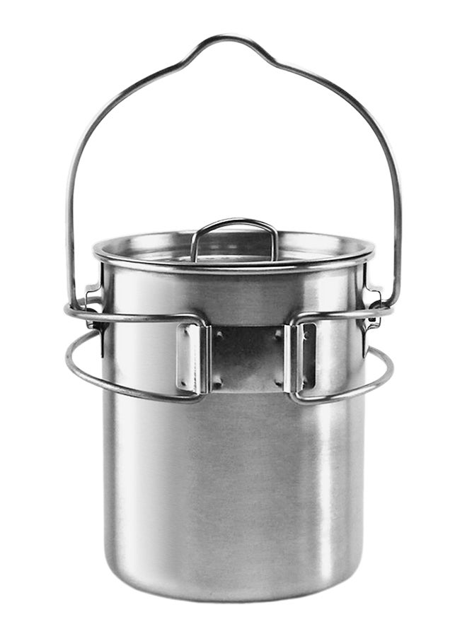 Generic 2-Piece Portable Water Mug With Foldable Handle 