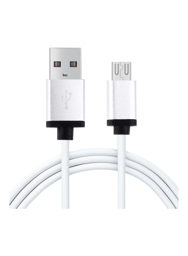 Micro USB Data Sync Charging Cable White - Image 2