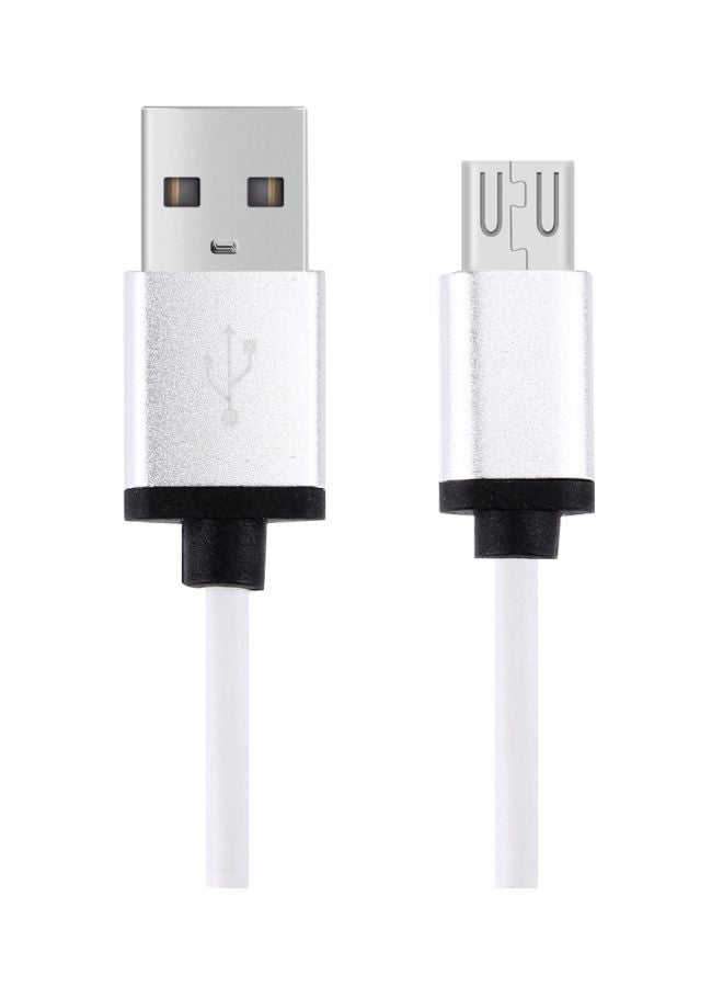 Micro USB Data Sync Charging Cable White - Image 3
