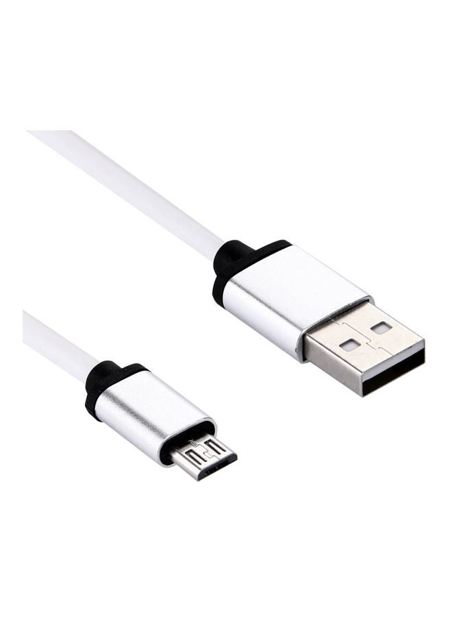 Micro USB Data Sync Charging Cable White - Image 4