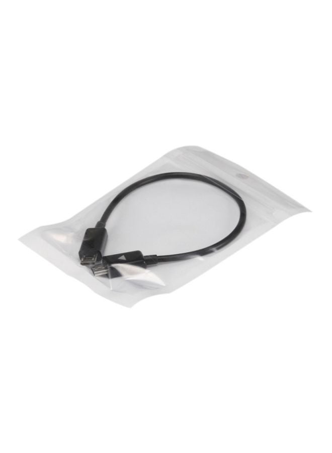 كابل مايكرو USB لمشاركة الطاقة أسود - Image 3