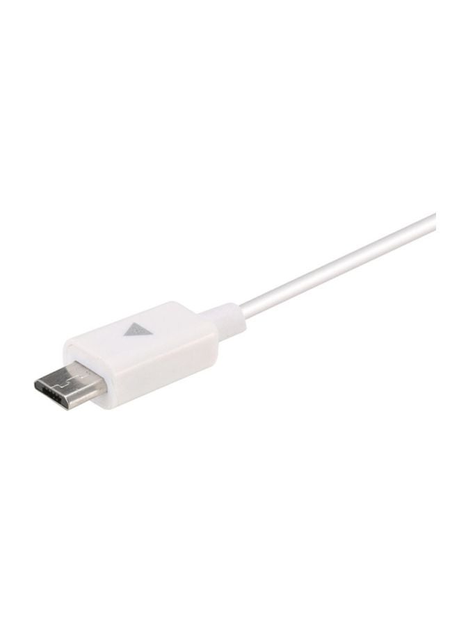 كابل مايكرو USB لمشاركة الطاقة أبيض - Image 2