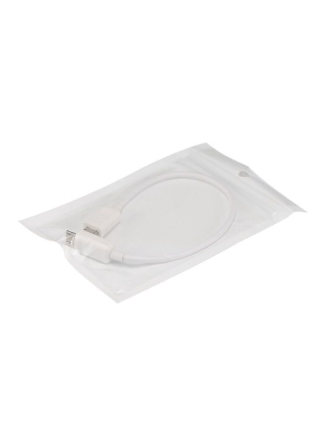 كابل مايكرو USB لمشاركة الطاقة أبيض - Image 3