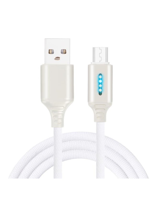 Micro USB Data Sync Charging Cable White - Image 2