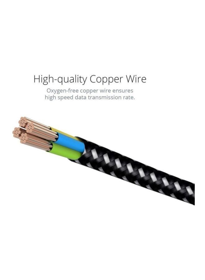 Generic - Type-C Data Sync Charging Cable Black - Image 1