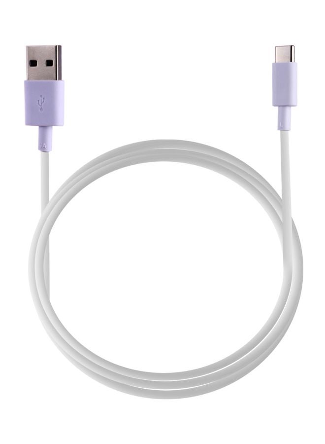 Type-C Data Sync Charging Cable White - Image 1