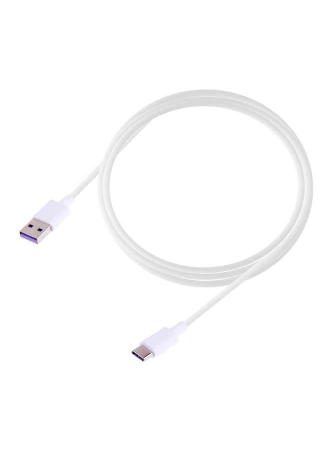 Type-C Data Sync Charging Cable White - Image 2