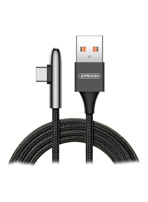 USB-C To Type-C Data Sync Charging Cable Black