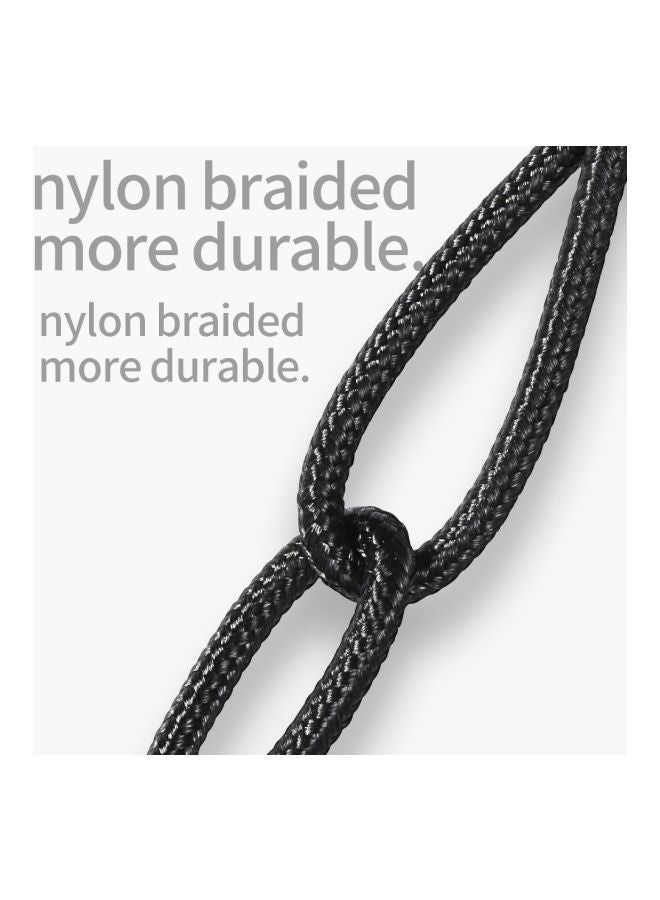 USB-C To Type-C Data Sync Charging Cable Black