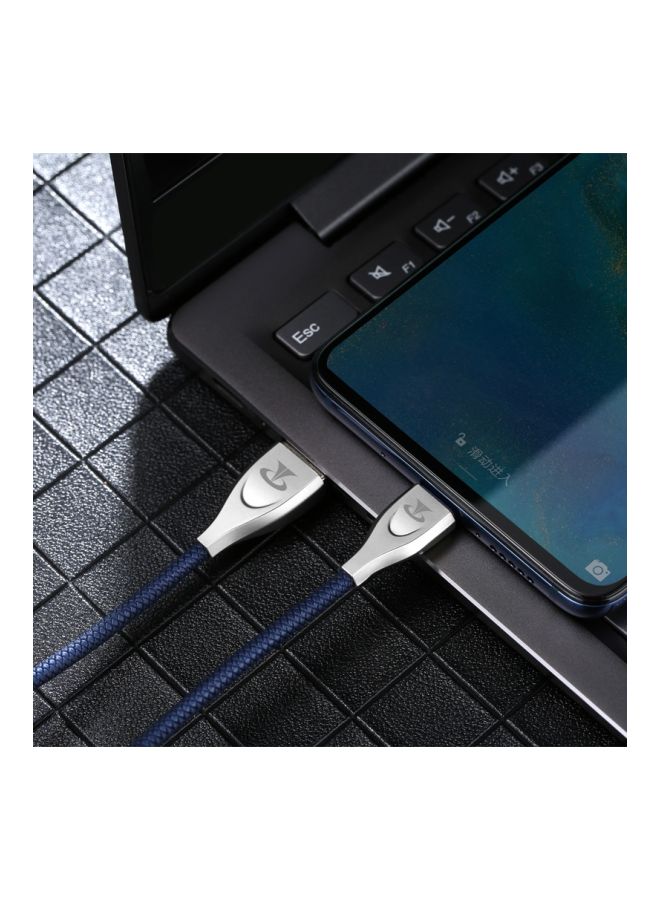 تيكلاست كابل باور لاين+ من USB-C إلى USB 3.0 أزرق ياقوتي - Image 2