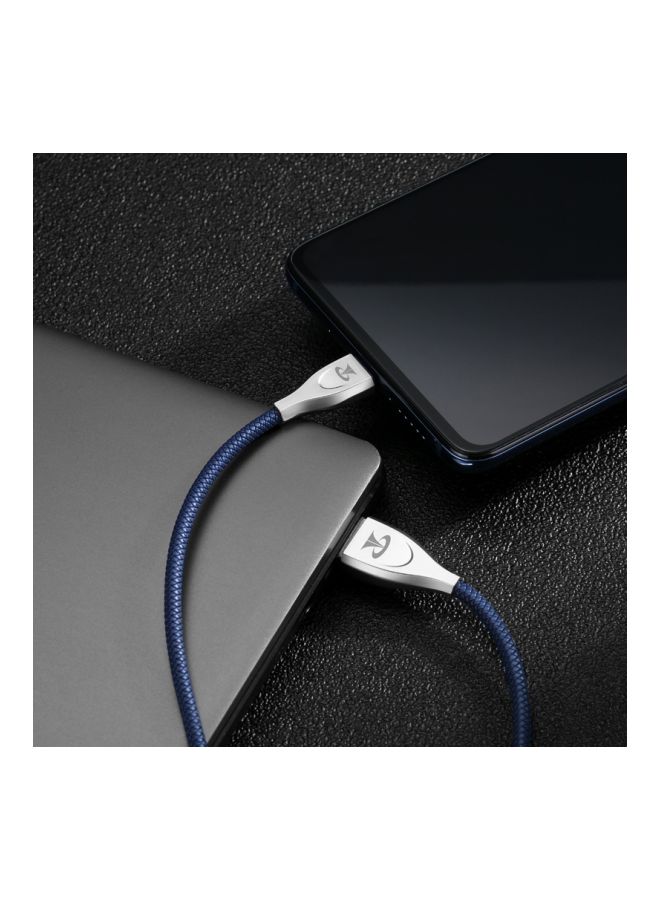 تيكلاست كابل باور لاين+ من USB-C إلى USB 3.0 أزرق ياقوتي - Image 3