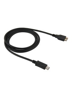 Type-C 3.1 To USB 3.0 Micro-B Charging Cable Black