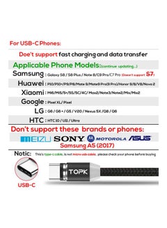 TOPK Magnetic Type-C Charging Cable Black  - Image 5