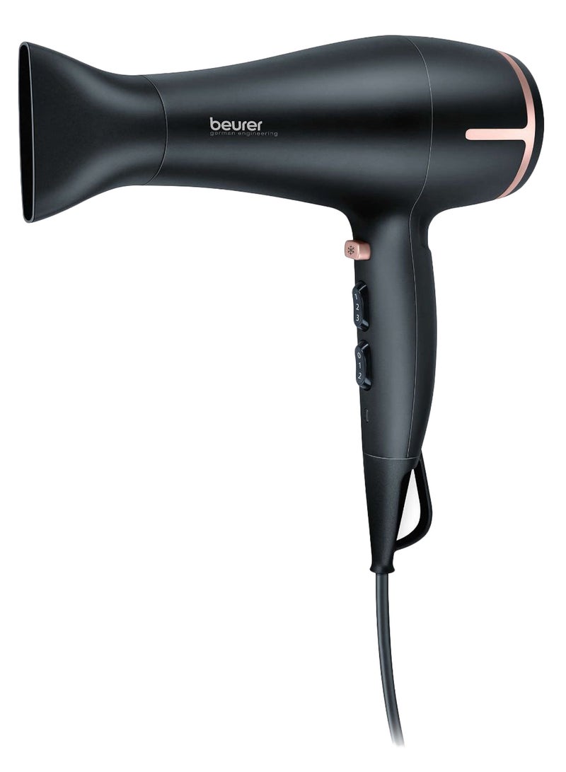 بيورير مجفف شعر احترافي اسود/ذهبي وردي 21 x 26 x 8سم - Image 1