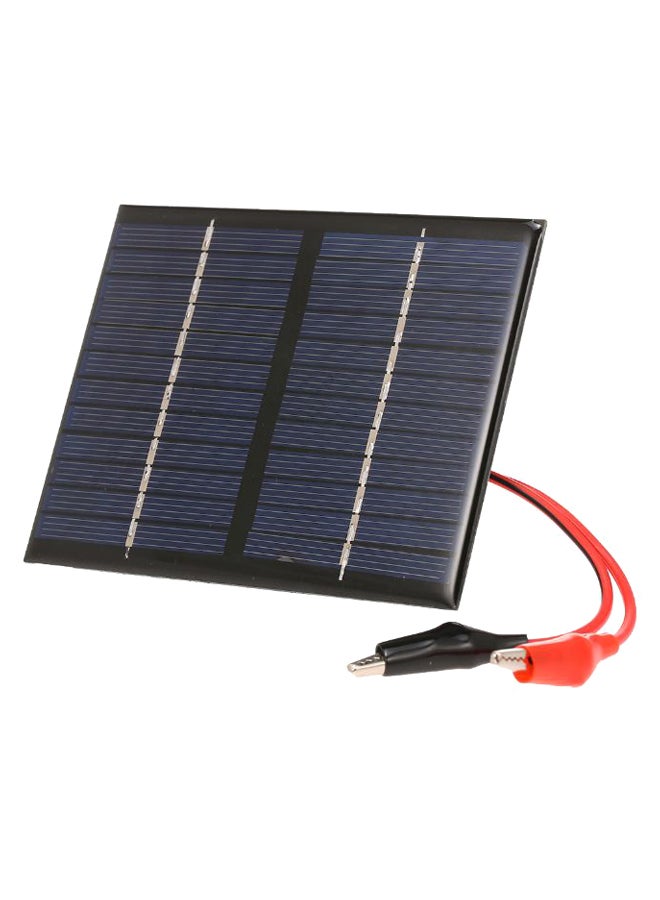 Generic Solar Charger With Alligator Clip Black/Blue/Orange 