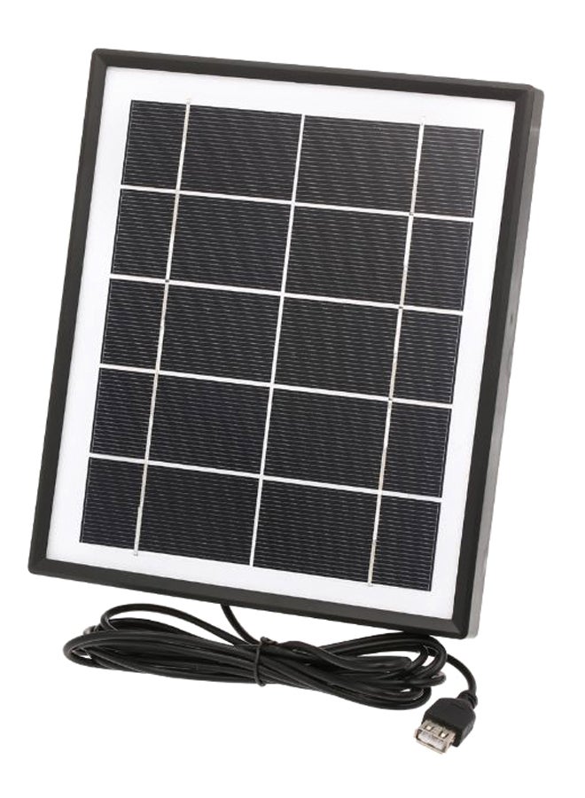 Generic Solar Charger With USB Port Black/Silver 