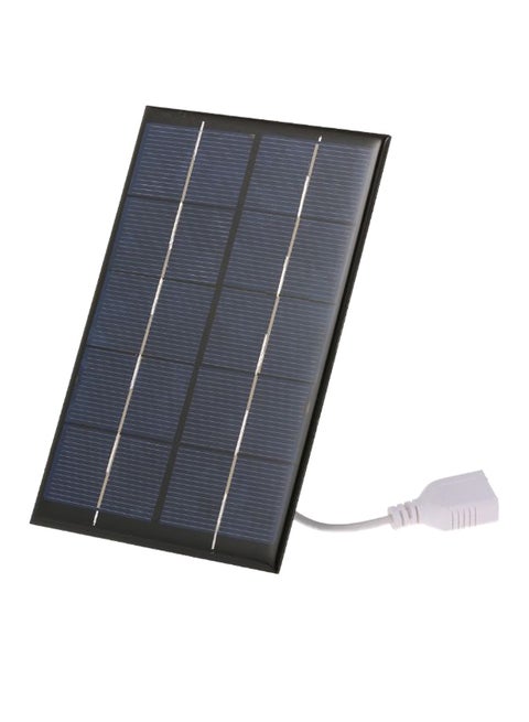 Portable Solar Charger With USB Port Black/Blue