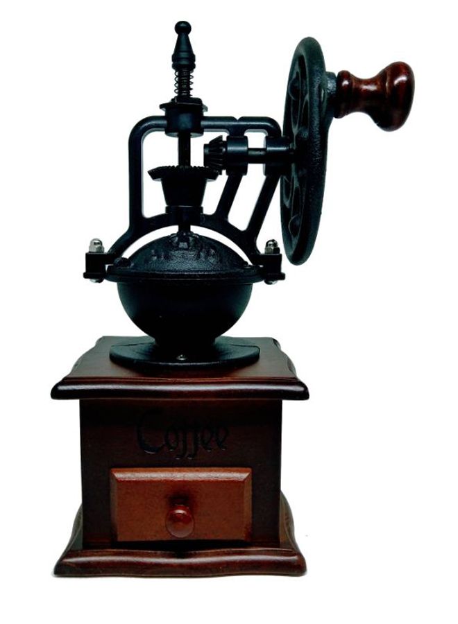 Diguo Portable Classical Manual Coffee Grinder Brown/Black 350grams
