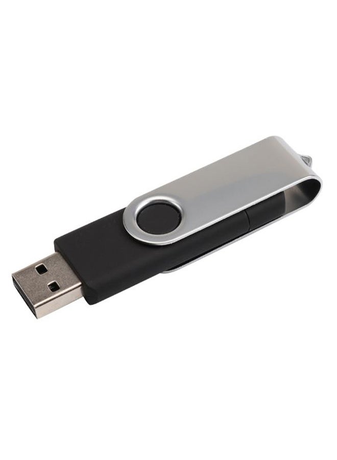 Dual Interface USB Flash OTG Pen Drive With Cap 32 GB  - Image 1