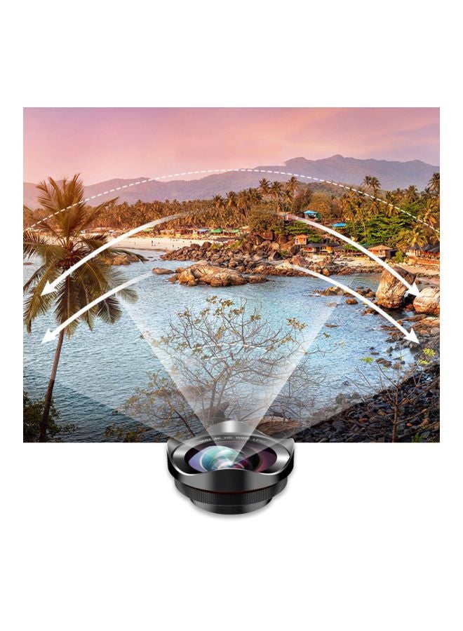 Generic - HD Wide Angle 18mm Camera Lens Black - Image 1